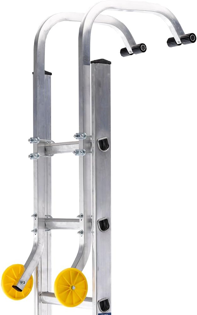 Grеаtеѕt Prоduсt TB Davies 1400-000, Universal Roof Hook Ladder Kit, Ladder Accessory, Easily Convert Your Extension Ladder into a Roof Ladder, Includes Wheels for Use on Roofs, Initial Assembly Required