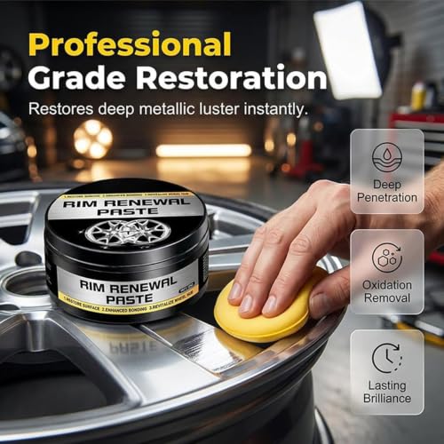Pasta para llantas y kit de cuidado para automóviles: pulidor de arañazos eficiente (3 uds) 5