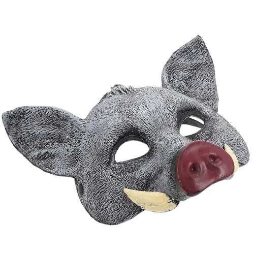 Masque de fête sanglier en PU pour briller à Halloween et aux mascarades