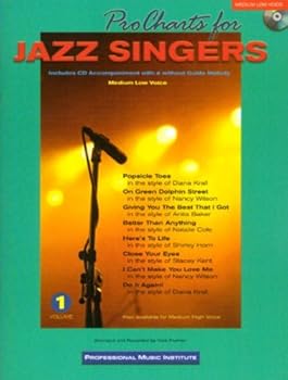 Paperback Pro Charts for Jazz Singers (Medium Low) With CD Book