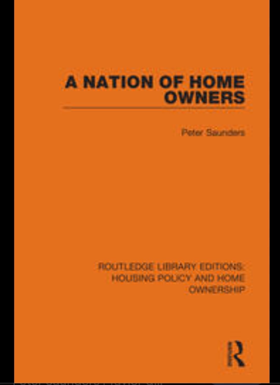Buy A Nation of Home Owners — BookShops.in