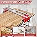 QZTODO Router Sled for Flattening Slabs, 58 Inch Slab Flattening Jig, Adjustable Trimming Planing Machine for Woodworking, Home DIY