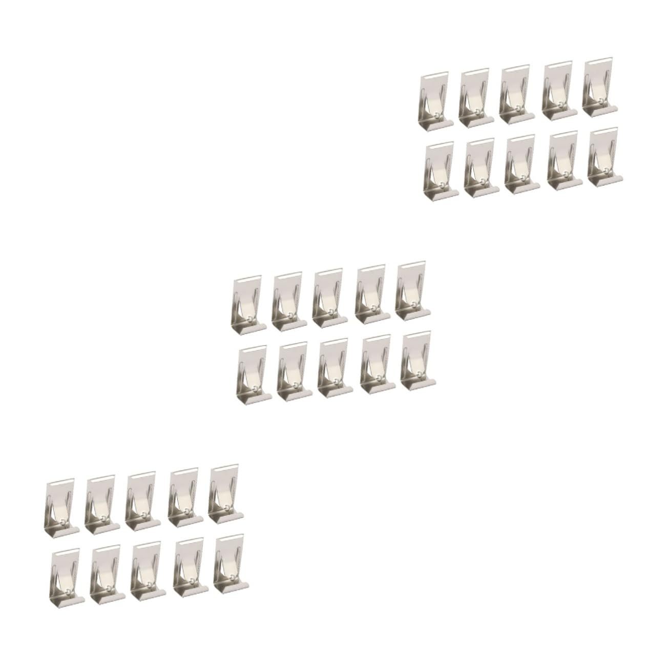 Tofficu 150pcs Photo Frame Clip Back Plate Buckle Hardware Accessories for Hanging Pictures Metal Spring Turn Button Hanger for Artwork and Canvas Display