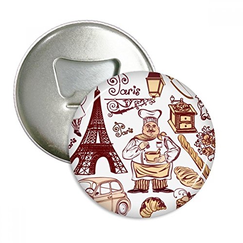Décapsuleur aimanté et badge bouton pour ne plus chercher ses clés - 2