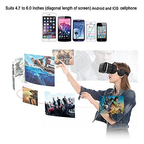 Casque VR Aizbo avec manette Bluetooth pour smartphone Android et iPhone - 7
