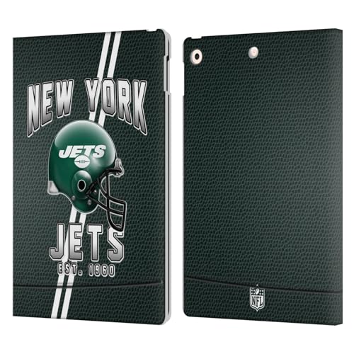 Étui portefeuille en cuir New York Jets NFL pour iPad 10.2