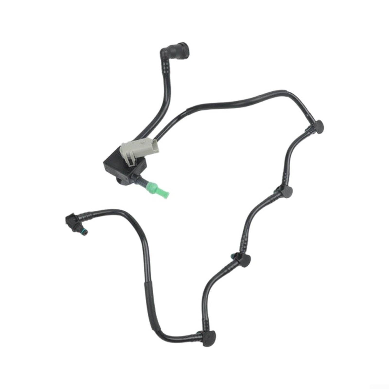 Tubo de retorno de inyector de combustible para Renault 1.9 dCi OE 8200361444/1751100QAR con válvula y junta tórica, material ABS resistente