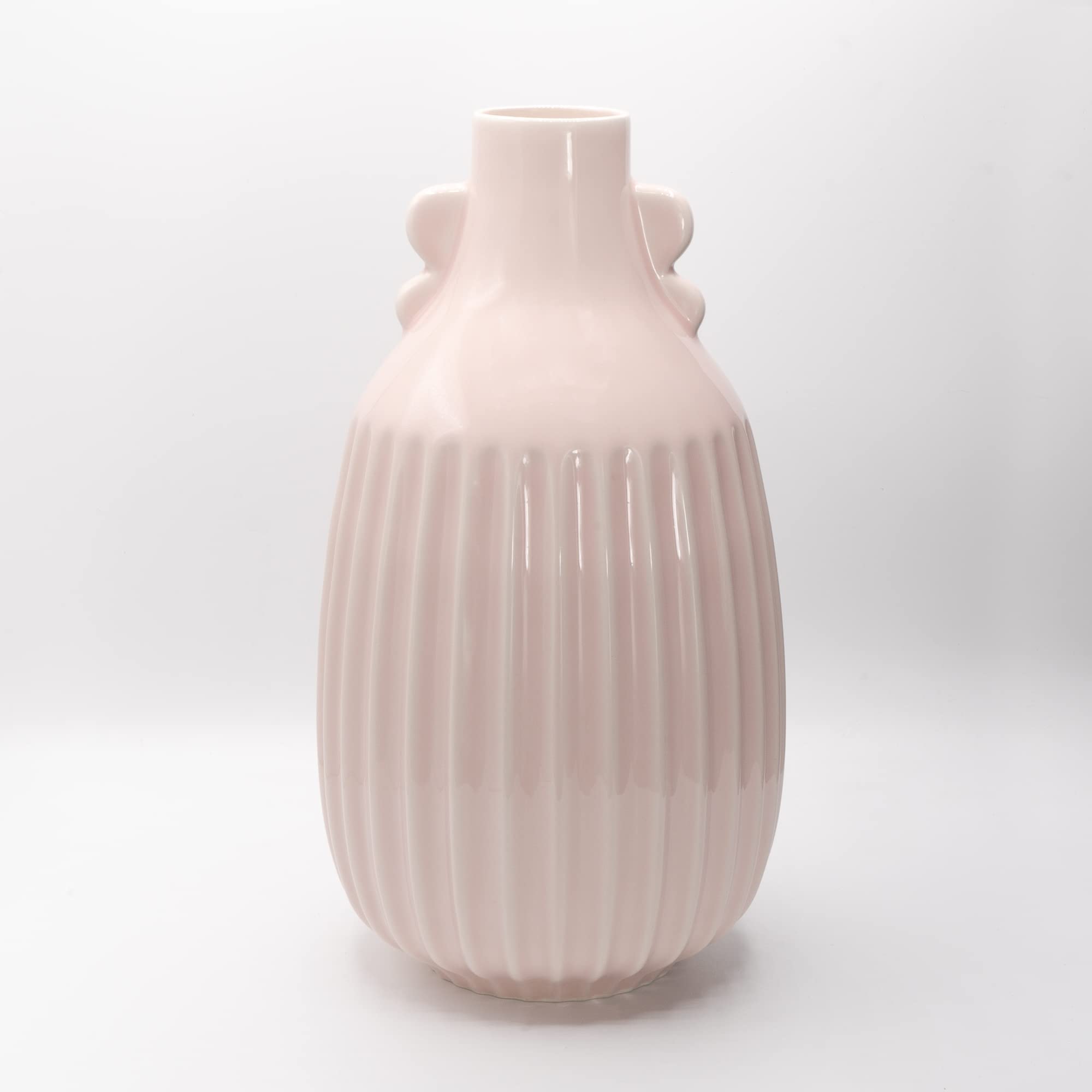 Vaso in ceramica rosa chiaro | Vaso in ceramica Portuguese di Aqui Há Peça