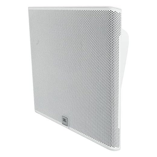 JBL-SLP14/T Low-Profile On-Wall Speaker, 4.5", White, 1 Pair