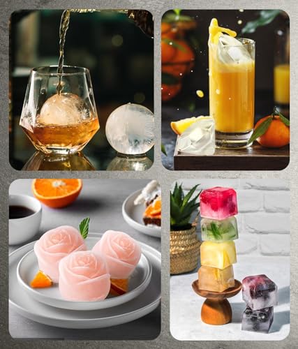 Molde para cubitos de hielo con tapa 2.5 pulg miniatura 6