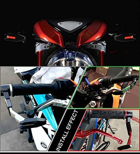 GadiBike Bike Motorcycle Adjustable Brake Clutch CNC Lever Protector Guard (Orange) for KTM 250 Duke - Image 3 thumbnail