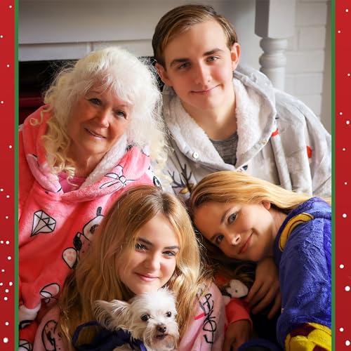 Image of Catalonia Oversized Hoodie Blanket Sweatshirt, Comfortable Sherpa Giant Pullover with Large Front Pocket for Adults Men Women Teenagers Wife Girlfriend