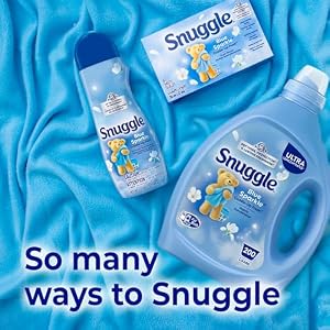 Snuggle Fabric Softener Liquid, Blue Sparkle, 80oz, 200 Medium Loads — photo 5 of 6