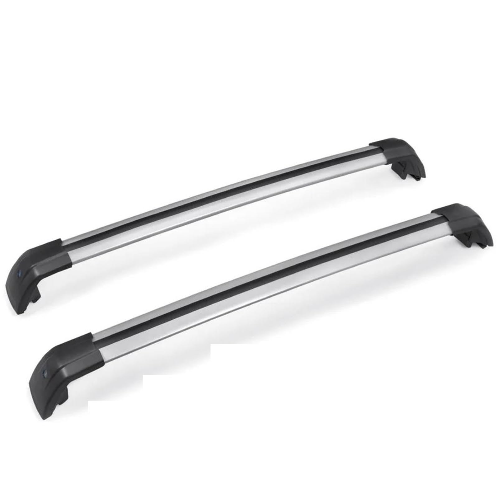 Genérico 2 Barras Laterales Aleación Aluminio Portaequipajes Coche Piezas para Hyundai para Santa Fe 2013 2014 2015 2016 2017 2018