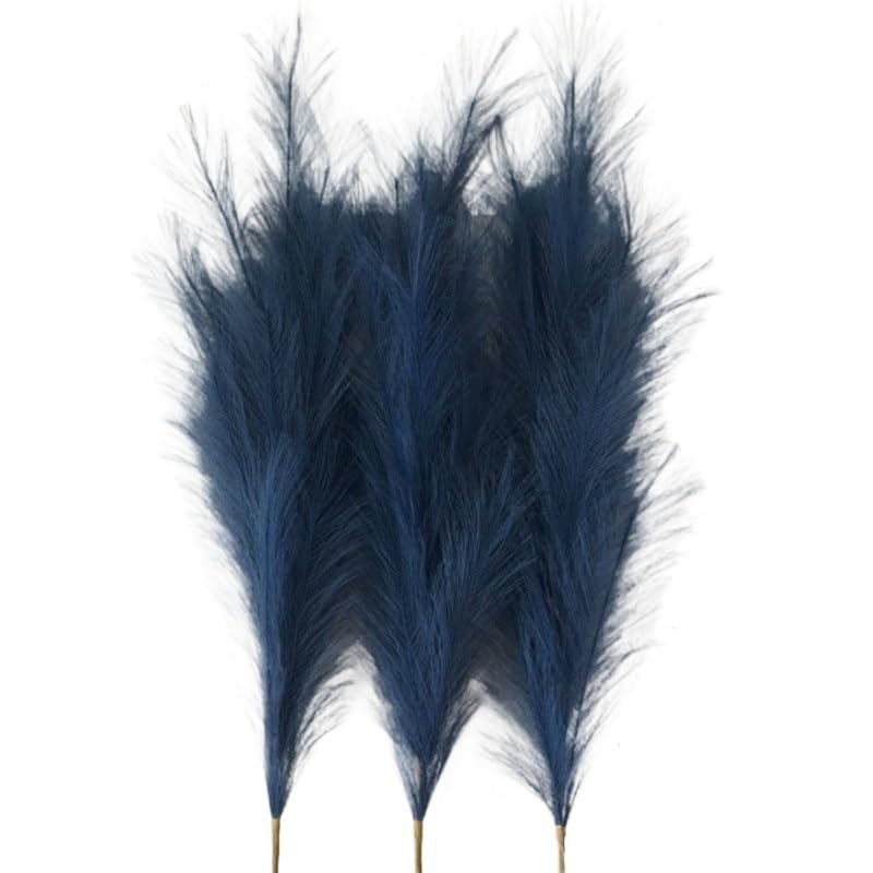 Pampas Grass grande 83 cm ramo artificial para decoración miniatura 3