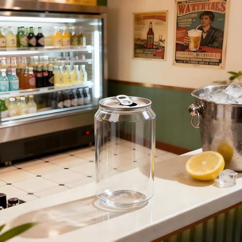 200 Recipientes de plástico desechables de 250ml con tapas de aluminio herméticas para bebidas 6
