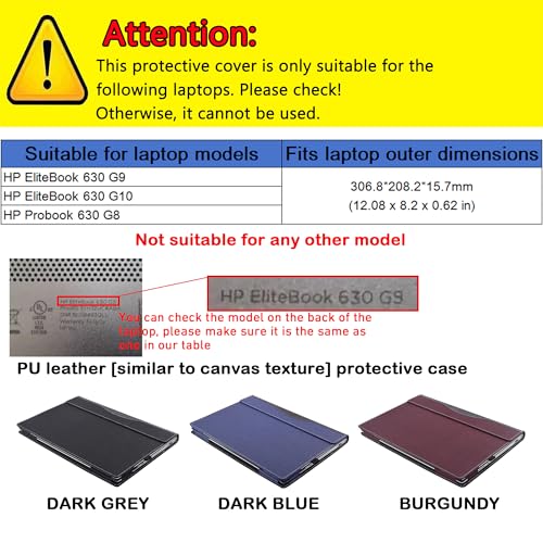 Funda para laptop 13.3 pulgadas LIMIYUE para HP EliteBook y ProBook miniatura 2