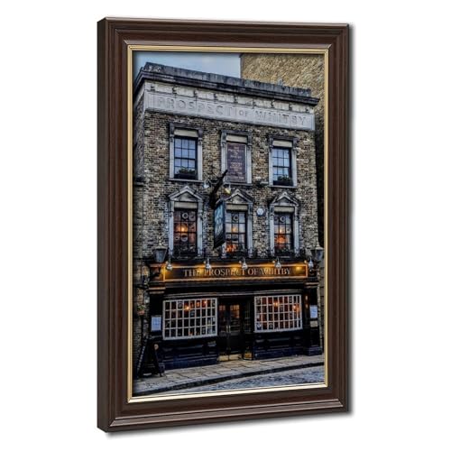 Toile pub historique de Londres pour habiller un mur vide de salon 40x61 cm