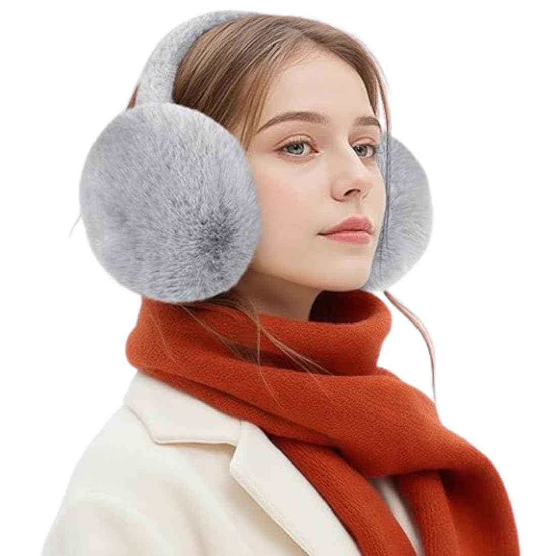 zonkar Ear Muffs Winter Women Men Soft Earmuffs Cute Ear Covers Cold Weather Fluffy Ear Warmers Headband Winter Accessories-picture-18