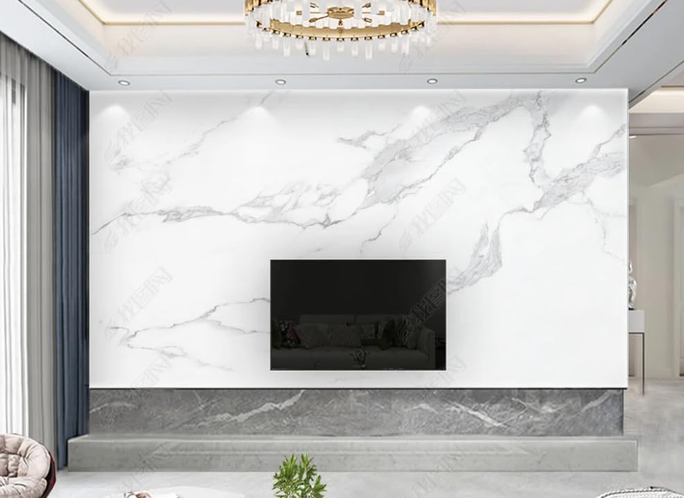 Décoration murale Jazz White papier peint intissé haut de gamme pour chambre