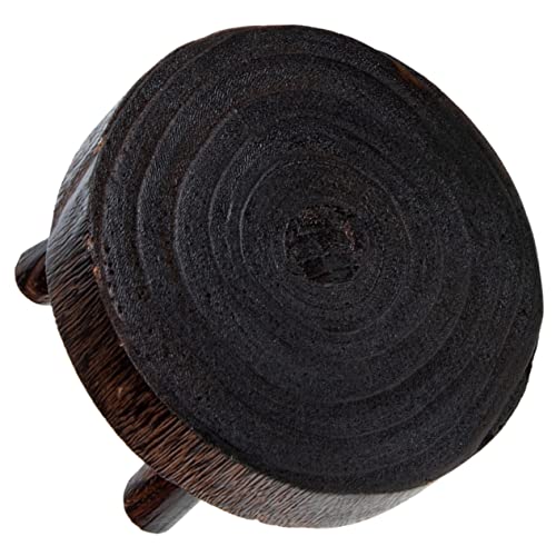 TOYANDONA Support Bois Pour Pots De Fleurs Étagère Ronde Bois Pour Plantes Succulentes Et Décoration De Balcon Ou Jardin