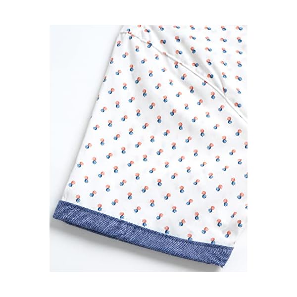 Ben Sherman Boys’ Shirt – Casual Short Sleeve Button Down Collared Shirt (Size: 4-18), Ivory Circles, 14-16 - Image 6