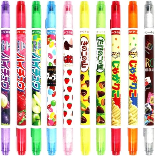 【専用！】　イラストマーカー　お菓子　おまとめ Amazon | お菓子な香りつきダブルマーカー10本セット double-marker10s
