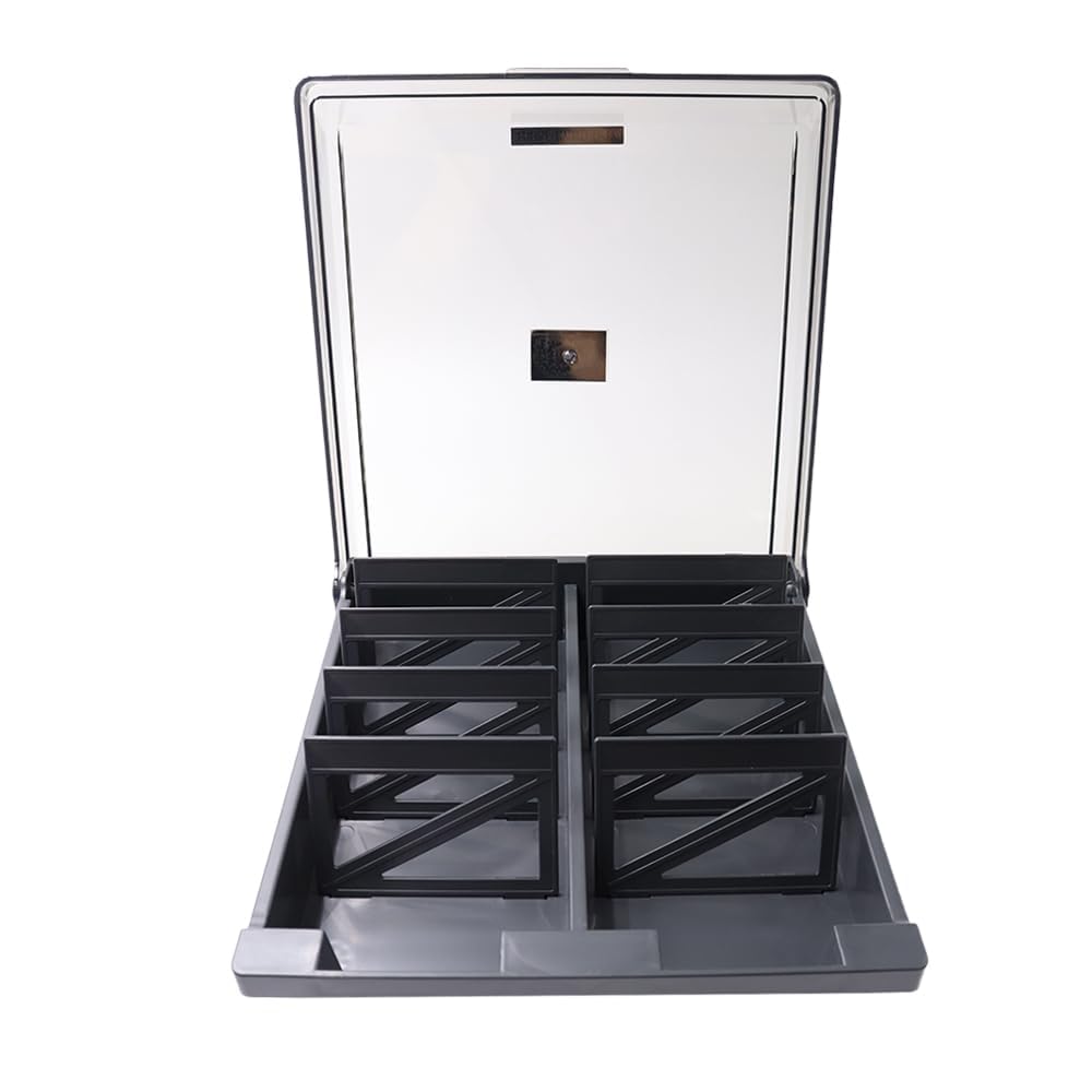 Namvo Business Card Storage Box Business Card Organizer Credit Card Holder File Capacity 1000 Cards with Dividers A-Z Bank Card Room Card Business Card Classification Box - Image 2