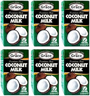 Grace Premium Coconut Milk 250ml (Pack of 6)