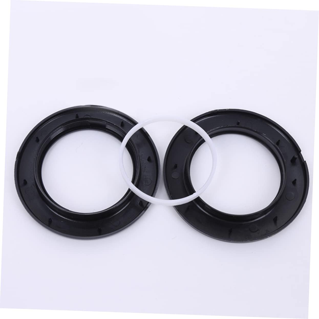 80pcs Curtain Grommets Plastic Ring for Curtain Rod Living Bedroom Shower Modern Design