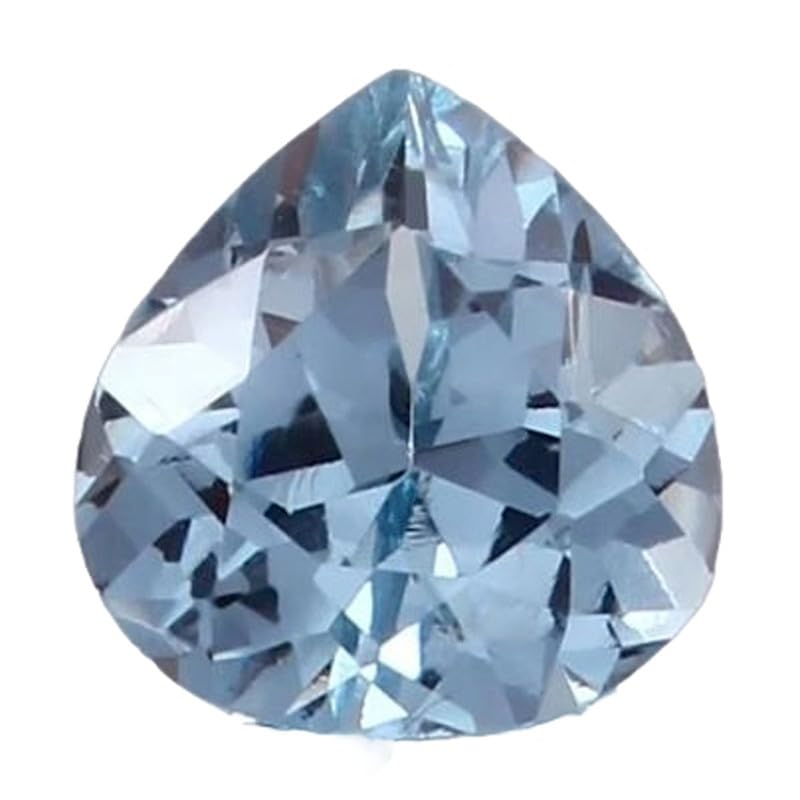 Aigue-marine naturelle trillion 9mm : fini les pierres ternes pour vos bijoux DIY