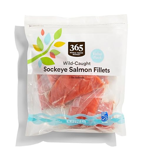365 Everyday Value, Wild-Caught Sockeye Salmon Fillets, 32 oz