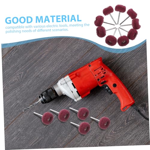 Brosse abrasive rotative 3 mm nylon double couche bois métal - 7