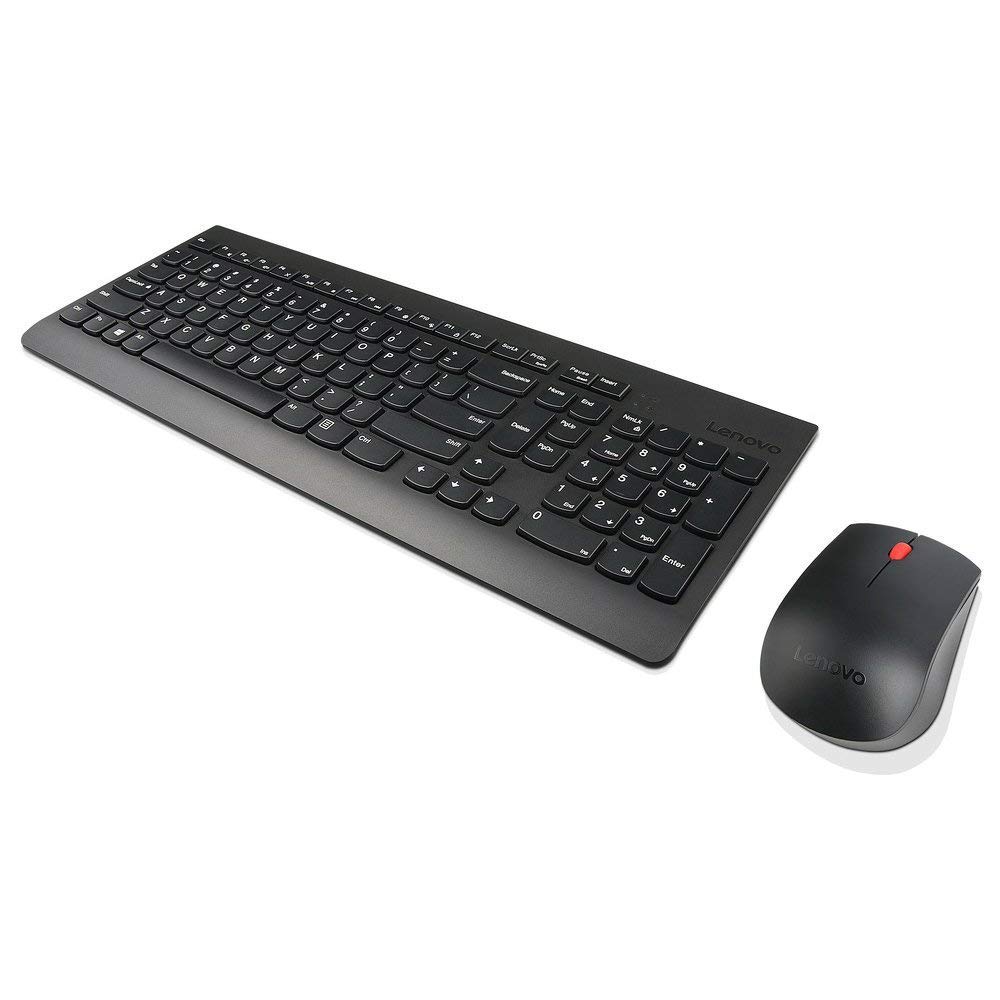 Tastiera Wireless Lenovo RF Francese: Nera, Affidabile E Pronta All'uso. Dimensioni Compatte.