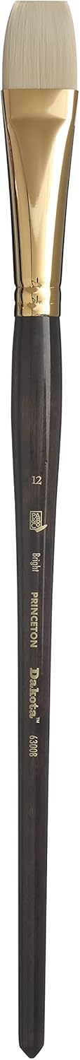 Princeton Series 6300 Synthetic Bristle Acrylic & Oil Brush 12 bright