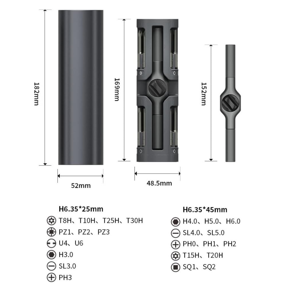 29-in-1 Magnetisches Ratschen-Schraubendreher-Set, 72-Zahn Präzisionswerkzeug mit Schnellverschluss-Etui, Multifunktions-Reparaturkit für Elektronik und Haushalt, Stahl, Tragbar