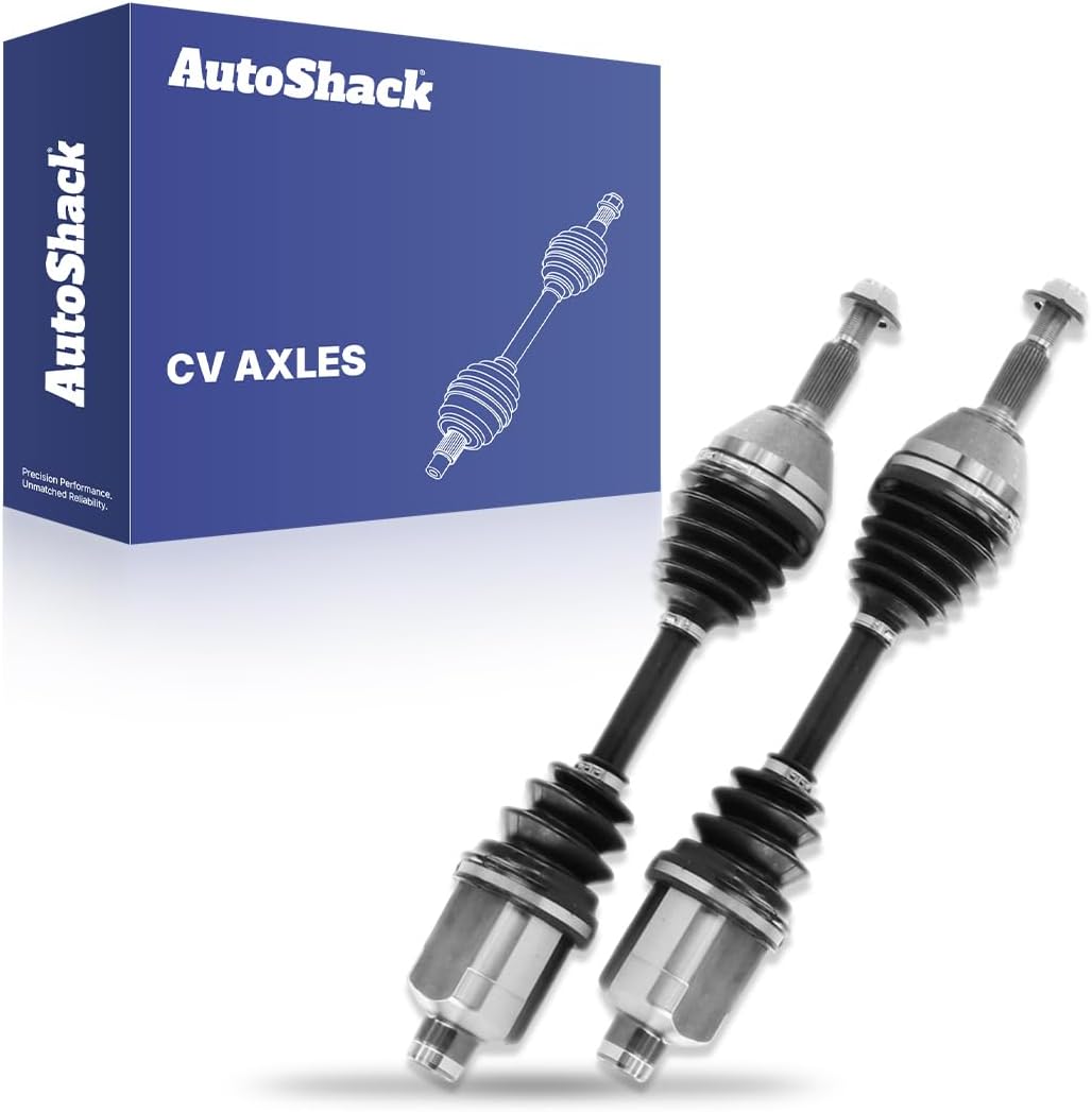 AutoShack Front CV Axle Shaft Assembly, 2pcs