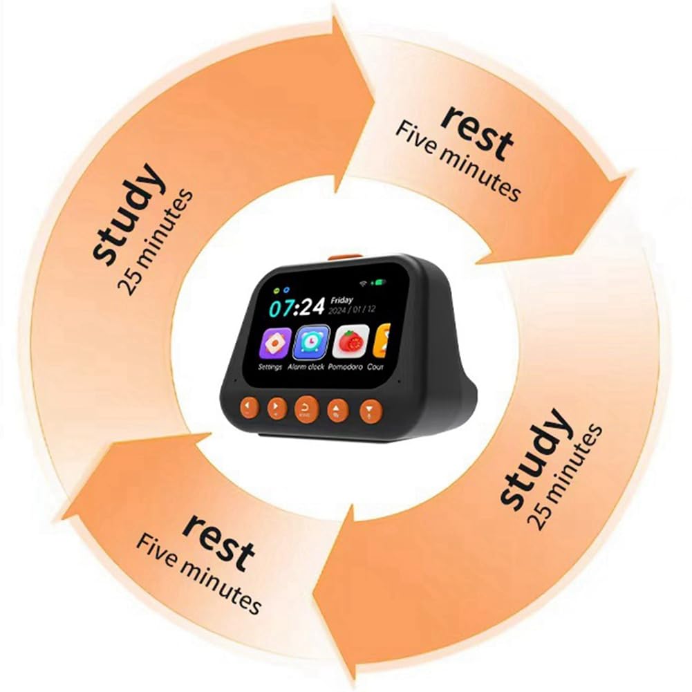 Reloj despertador inteligente con IA para niños, multifuncional, máquina de diálogo de voz, gestión del tiempo, reloj autodisciplinado B