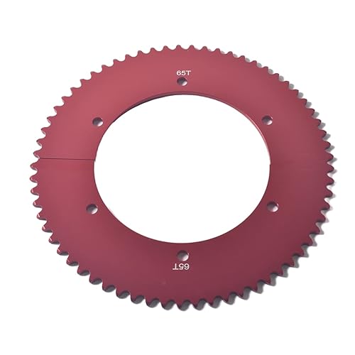 Vista 14 de 53T Piñón de cadena de 35 dientes para Go Kart, piñones divididos de aluminio de múltiples tamaños para Mini Bike