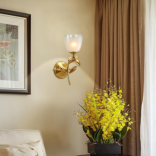 Image of 3-Pack White Linen Frosted Bell Glass Shade Replacements, Ceiling Fan Light Covers Glass Globes Lampshades for Chandelier Vanity Lights Wall Sconces, 1.61 inch Fitter Size, 5 inch high x 4.7 inch diameter