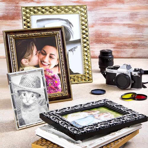 Porta-Retrato de Aço Prata 20cm x 25cm - Wolff