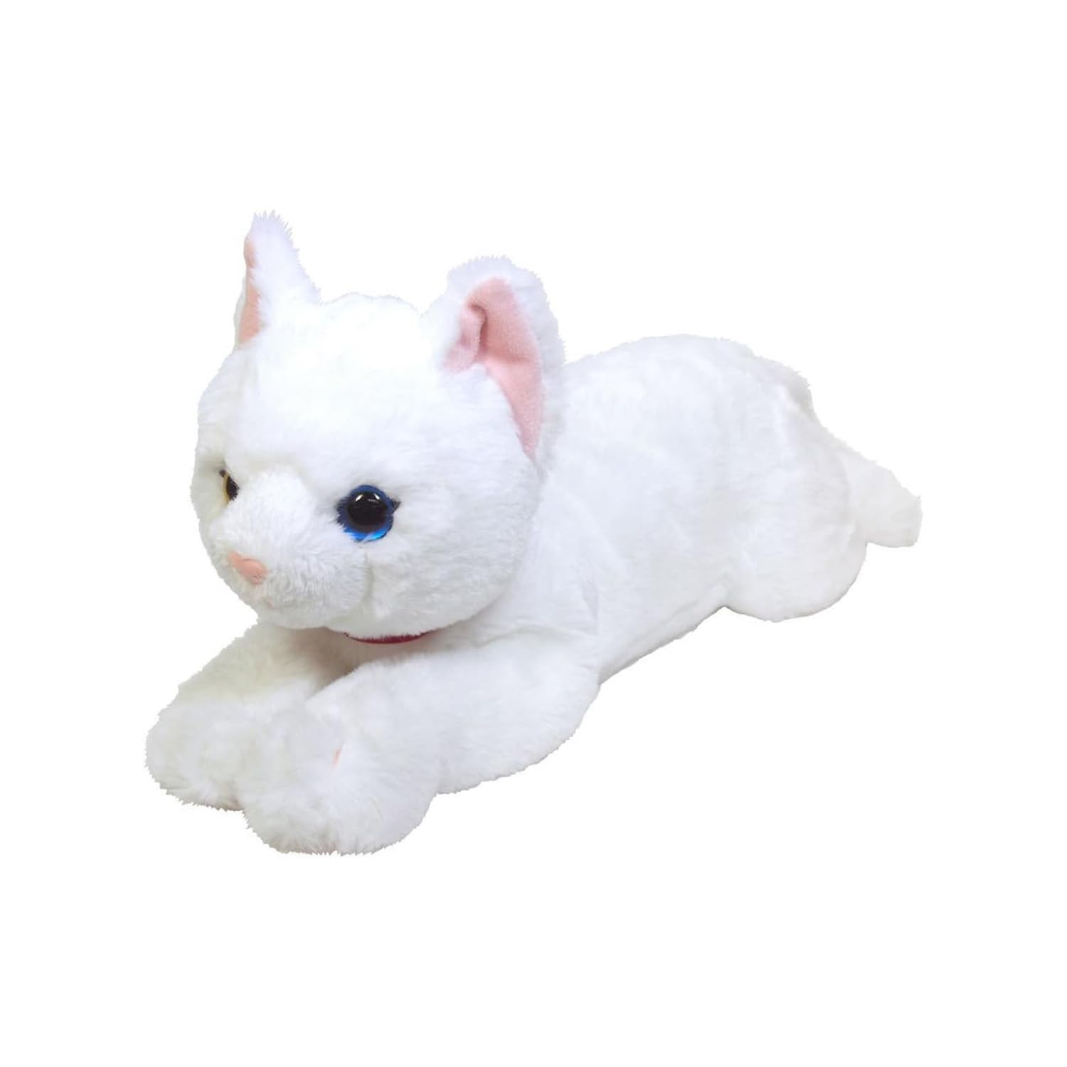 ビバリーホワイトさん ねこのぬいぐるみ Amazon.co.jp: ひざねこ ぬいぐるみ ホワイト オッドアイ Mサイズ P