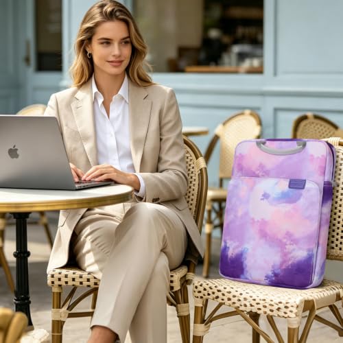 Image of TiMOVO 13 inch Laptop Sleeve for MacBook Neo /Air 2026 Carrying Case, Purple | Fit Neo A3404 (A18 Pro) & Air A3449 /A3240 (M5 /M4), with Handle & Detachable Shoulder Strap