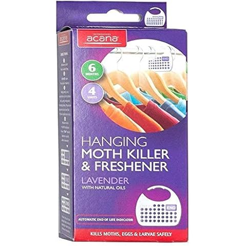 16 units of Acana Hanging Moth Killer & Freshener for wardrobe protect clothes Cover