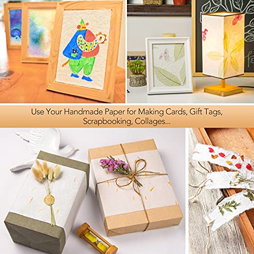 2 Unidades de Madeira para Fazer Papel de Parede, Moldar Tela Papéis Artesanais Faça Você Mesmo #N/A