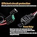 Auxbeam Led Light Bar Wiring Harness with 12V 40Amp Fuse Relay ON/Off Switch (2 Lead 2 Meter Universal)