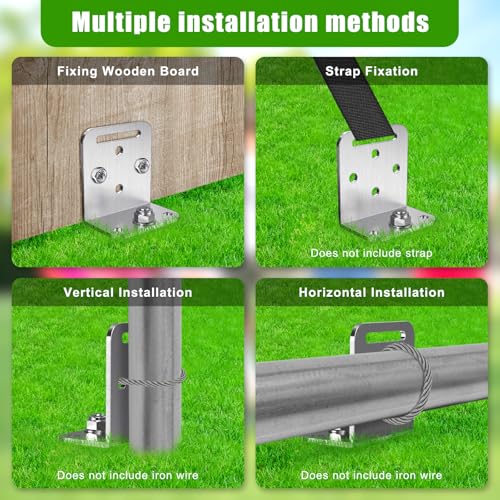 BeneLabel Zeltheringe Erdanker Bodenanker,67cm Schwerlast Trampolin Schraubheringe Erdnägel 7.6cm Spirale 2er Windsturm Klettergerüst Spike für Schaukel/Camping/Schuppen/Hund/Carport mit Fester Platte