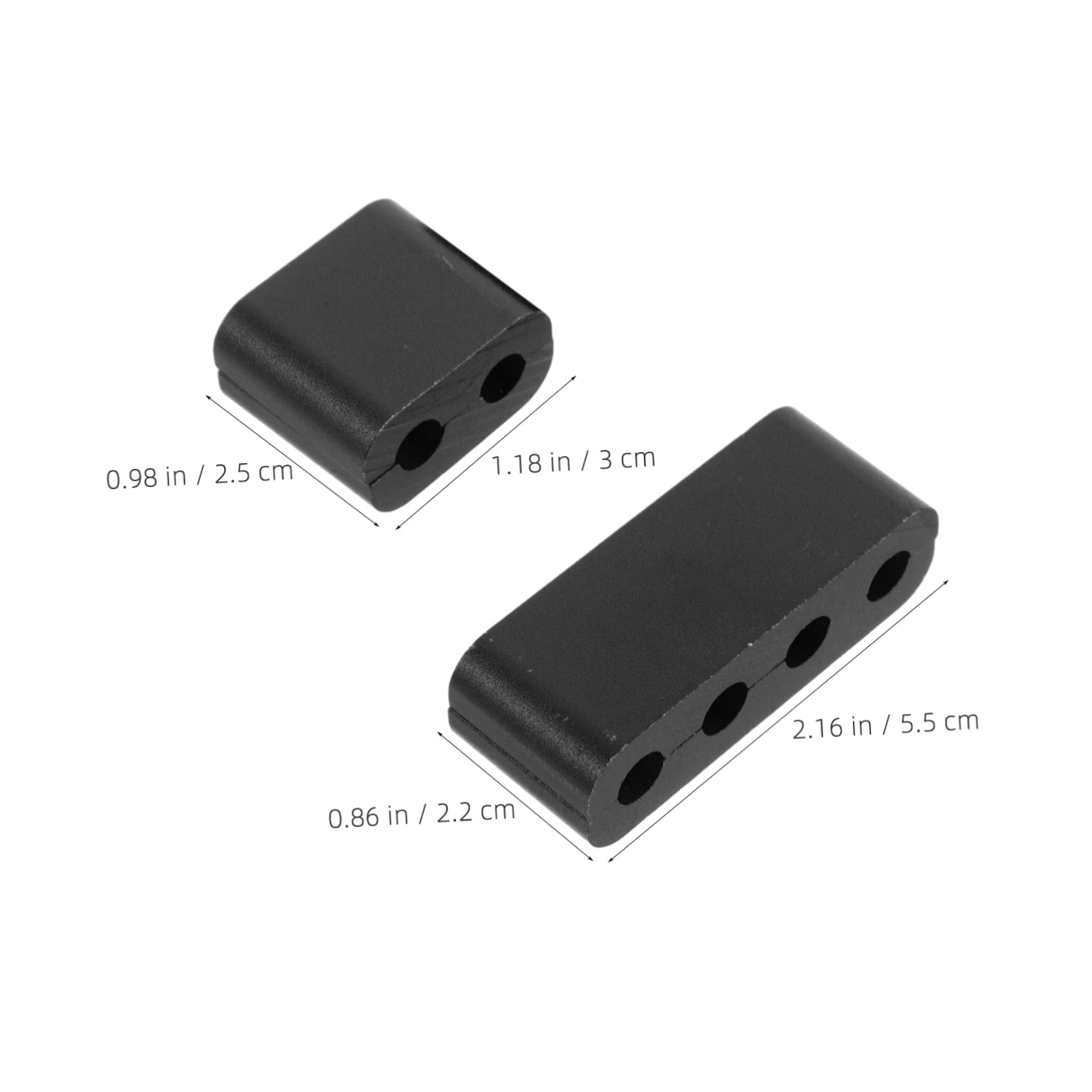 Mikikit 3 Pcs Automotive Wire Separator Kit Durable Aluminum Alloy Clips for Efficient Electrical Cord Management for Car Modifications and Wiring Organization