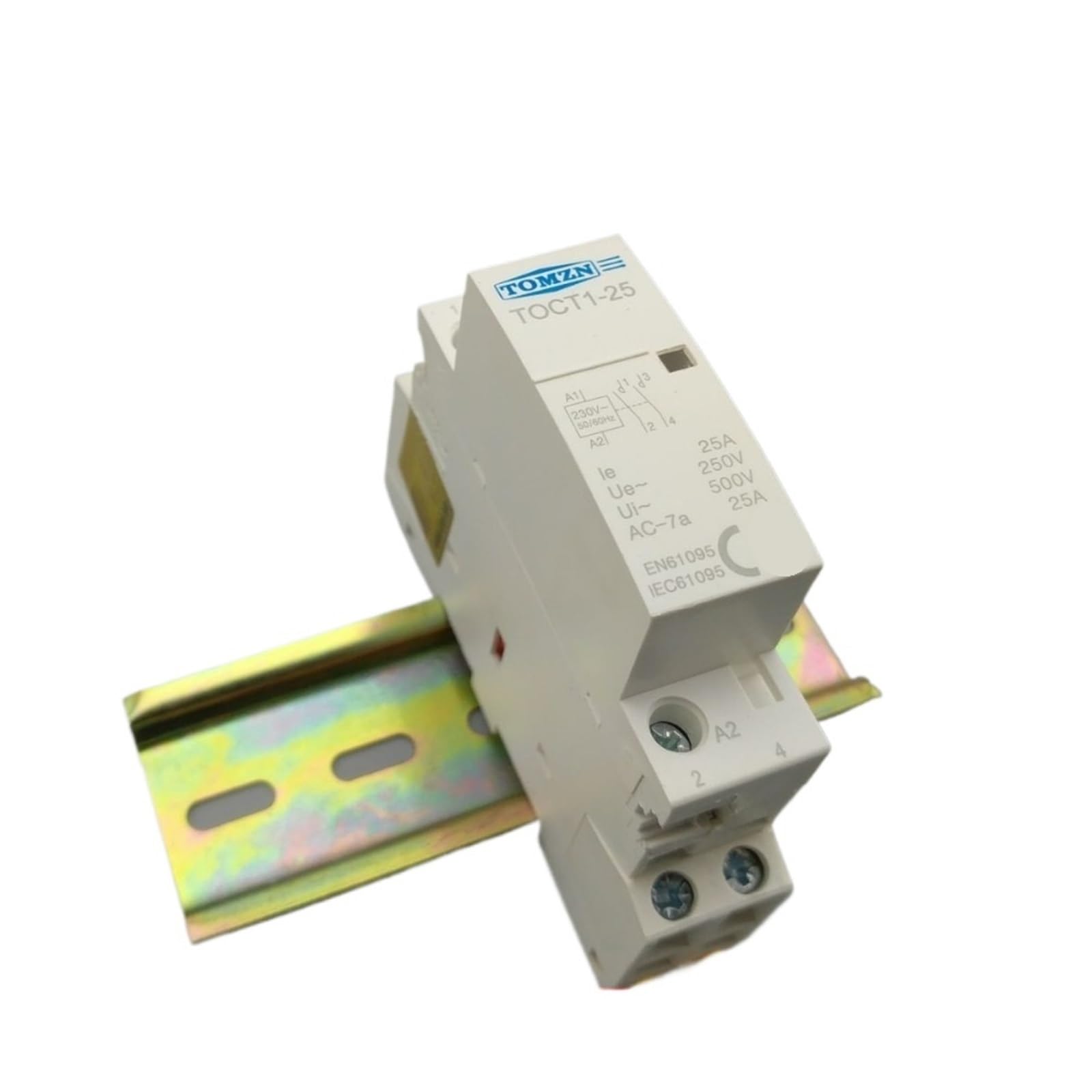 Contacteur modulaire 2P 25A Domestique CT1 pour tableau électrique Rail Din 2NO