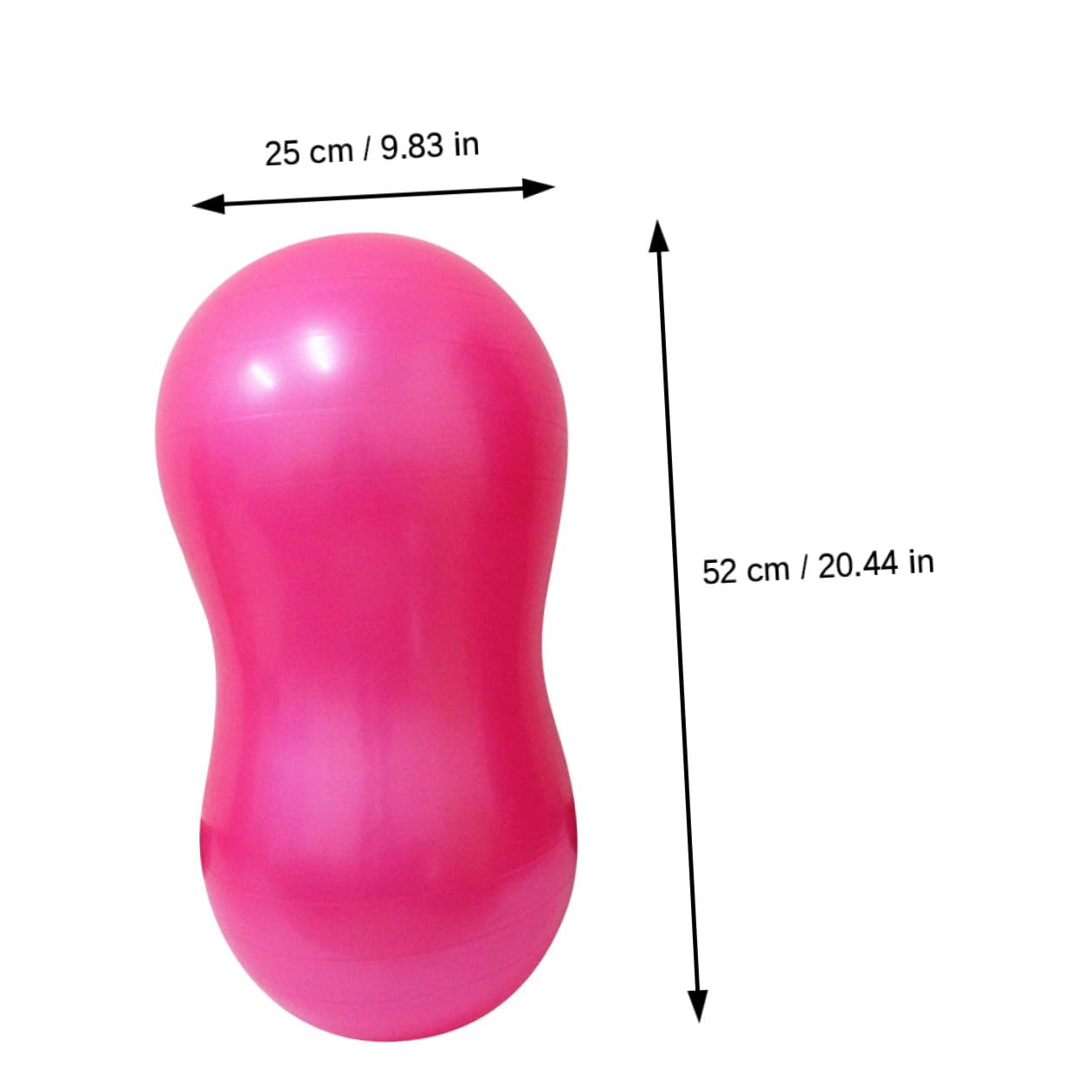 Gatuida Verdickter Anti Burst Yogaball Erdnussform Aus PVC Fitness Gymnastikball Balance Trainingsgerät Für Zuhause Und Pilates